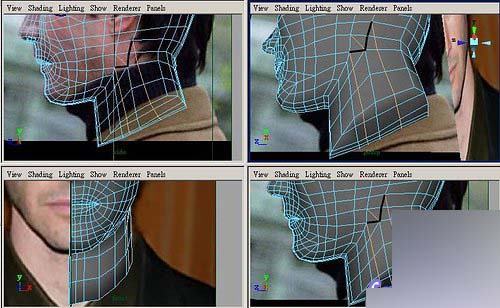 Maya制作人物头部polygon建模37