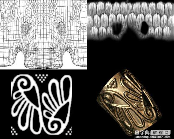 3DSMAX渲染精美的手镯4