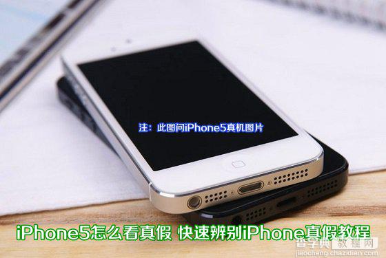 苹果iPhone5怎么看真假 iPhone5真假辨别快速方法教程1