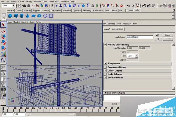 用MAYA进行帆船建模方法介绍2