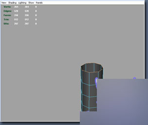 MAYA制作棕榈树的建模9