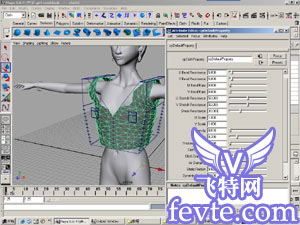 教你用maya给千西美少女模型穿衣服11