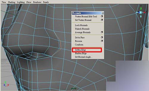 Maya制作人物头部polygon建模42