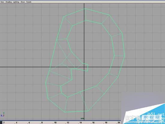 MAYA多边形工具建模一个逼真的人物耳朵2