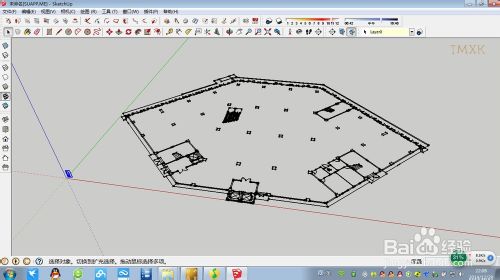 CAD导入Sketchup建模基本详细步骤22