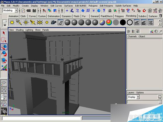 MAYA制作卡通建筑方法和具体制作步骤26