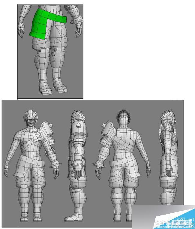 3DMAX制作超逼真的韩国游戏人物模型13