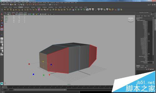 Maya2015怎么使用多边形挤压编辑?7