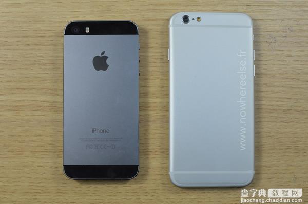 iPhone 6机模多角度对比iphone 5详情介绍2