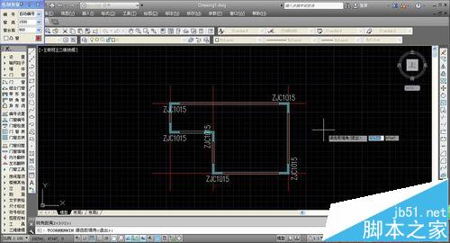 CAD建筑图纸中怎么绘制转角窗和轴网墙?1