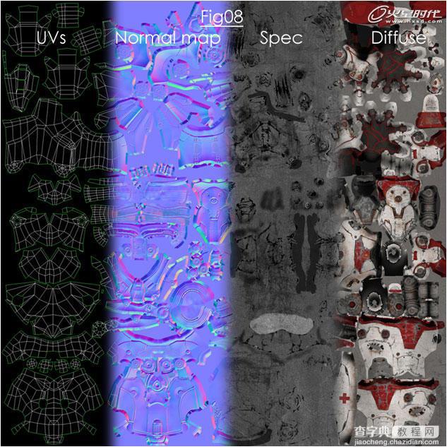 3DMAX打造超酷的次世代女机器人角色教程11