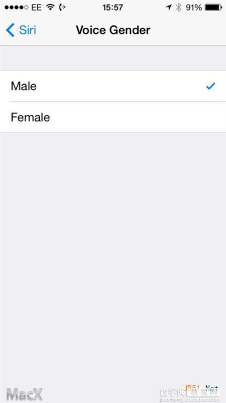 苹果iOS 7.1新功能：Siri 可以选择声音性别2