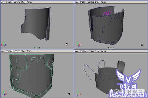 教你用maya制作逼真的铠甲4