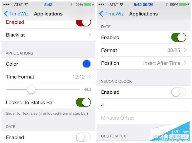 iOS9越狱美化攻略 越狱插件TimeWiz改变时间样式1