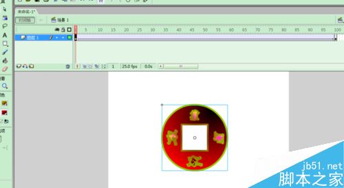 FLASH利用补间动画绘制财源滚滚10