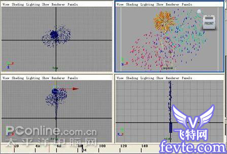 Maya2009打造炫丽的烟花动画教程25