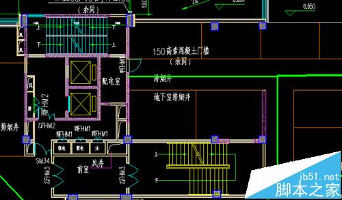 cad电梯怎么区分单跑/双跑/踏梯/坡梯及走向?1