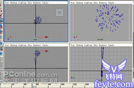Maya2009打造炫丽的烟花动画教程24