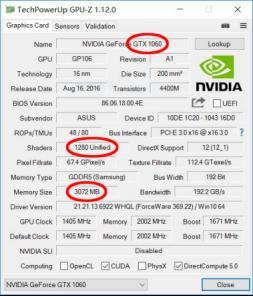 3G/6GB显存GTX 1060对比测试:差距惊人2