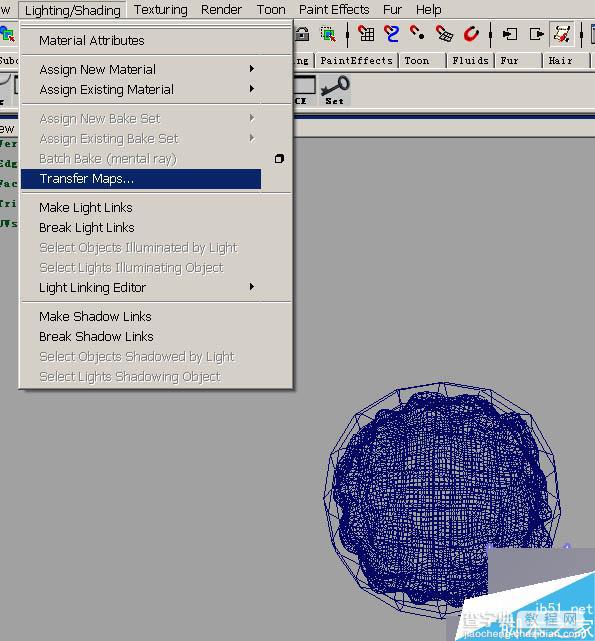 MAYA 2008如何生成法线贴图?2