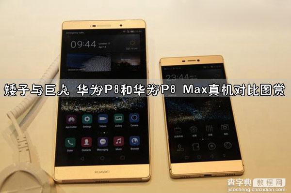 华为P8与MAX外观有什么不同？华为P8和华为P8 Max真机对比图赏1