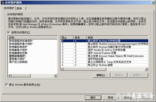 McAfee的服务器常用杀毒软件下载及安装升级设置图文教程 McAfee杀毒软件防病毒规则设13
