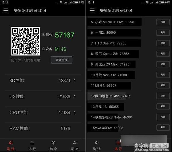 小米4S跑分多少？小米4S和小米5跑分成绩对比图解2