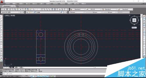 CAD球轴承怎么绘制? CAD画球轴承的教程6