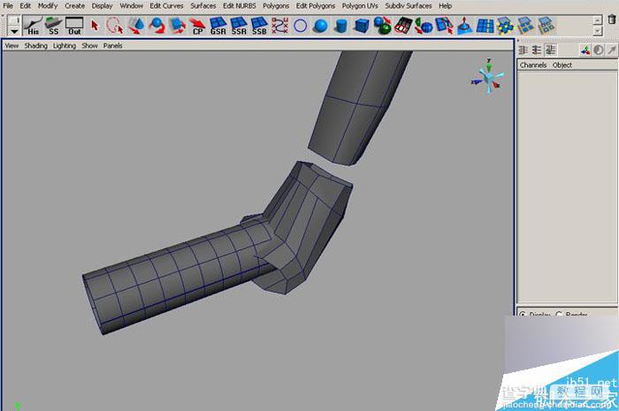 MAYA 7.0恐龙建模的方法和制作步骤介绍18