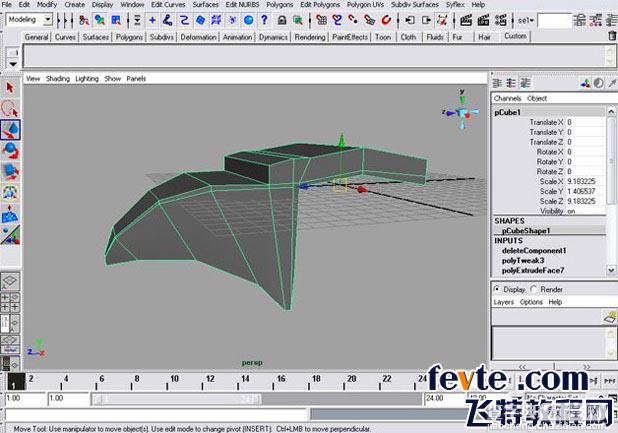 Maya制作卡通机械鸟图文教程6