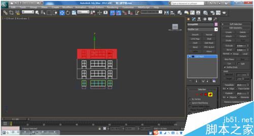 3dmax多点面出现卡或崩溃如何解决?3dmax高层墙体建模省面技巧19