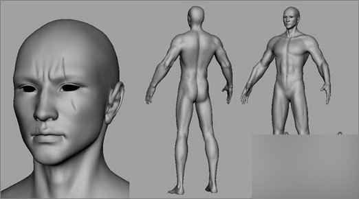 Maya制作网游九界里的战士角色经典教程4