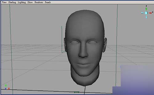 Maya制作人物头部polygon建模43