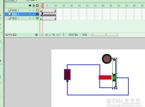 用FLASH模拟电铃的工作原理7