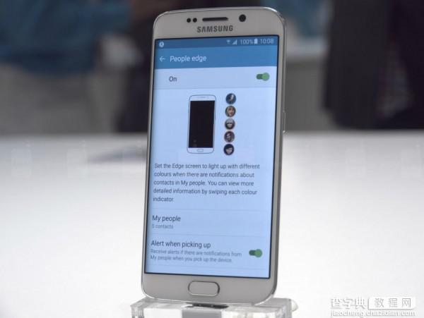 [动图]双曲面屏Galaxy S6 Edge能做什么？双曲面屏幕功能一览8