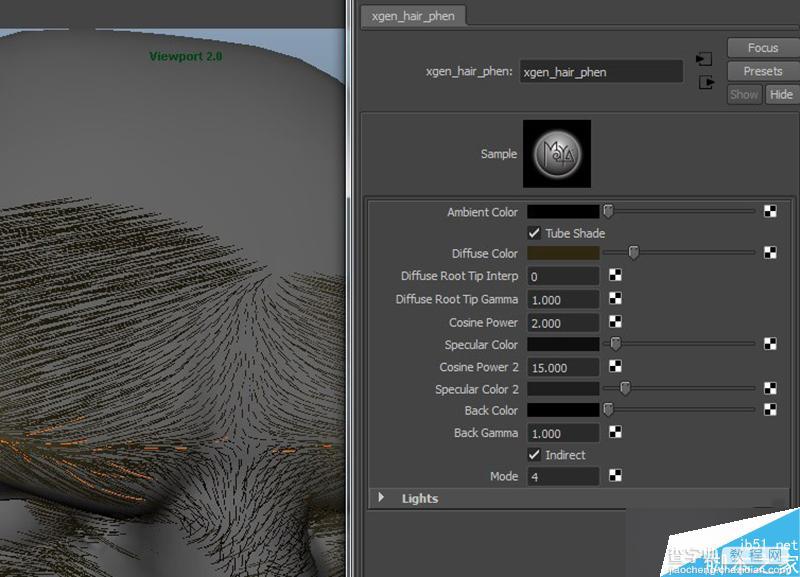 利用maya的xGen制作逼真的毛发思路解析8
