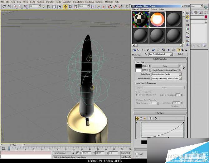 3DSMAX制作超逼真的蜡烛火光教程14