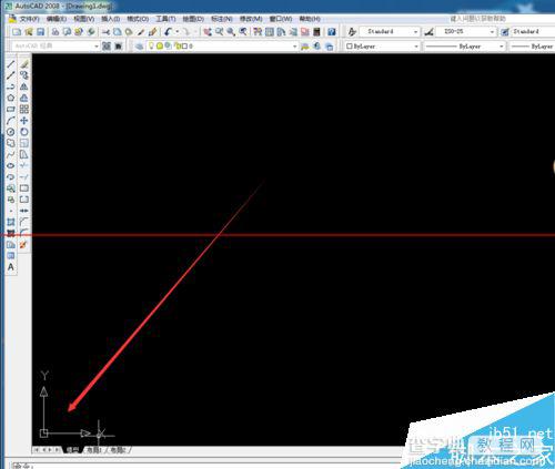 cad2008将XY的坐标轴放在视图的左下角的详细教程5