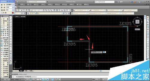 CAD建筑图纸中怎么绘制转角窗和轴网墙?17
