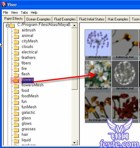 MAYA创建正在地面上生长的鲜花全过程7