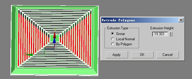 3DSMAX制作绿色排气扇3d建模10