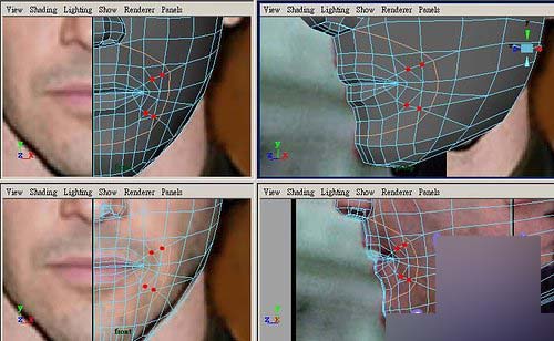 Maya制作人物头部polygon建模22