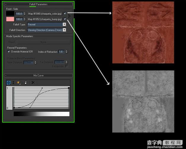 3DSMAX材质贴图教程：制作逼真的卡通船长14