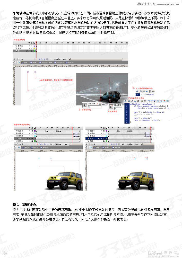 Flash制作画面流畅的汽车广告5