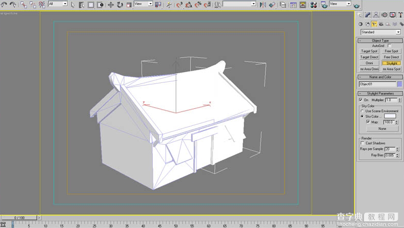 3DMAX制作网游烘焙材质方法及技巧介绍6