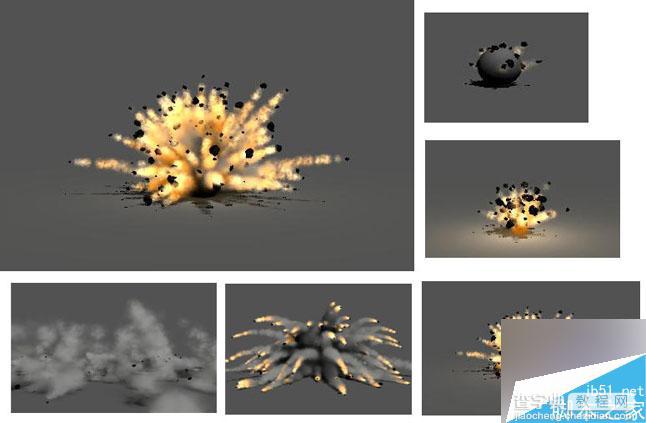 在Maya中制作动力学爆炸效果教程1