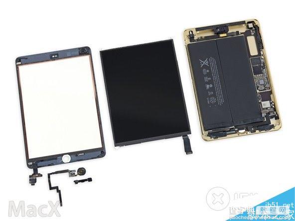 ipad mini3 拆解 iFixit拆解苹果iPad mini3维修难度大16