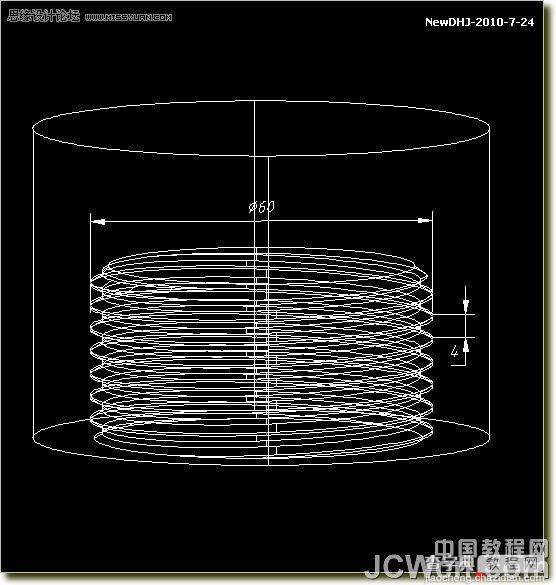 AutoCAD三维建模实例教程：制作三通管的过程9