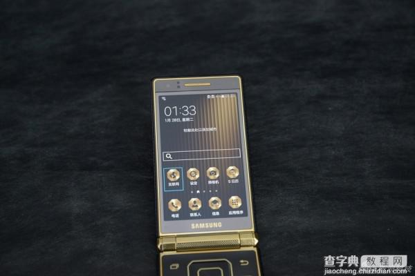 三星W2015高端商务翻盖手机真机图赏3