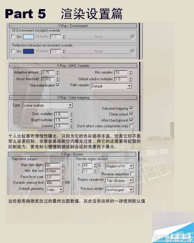 3dmax制作室内效果图详细过程解析35